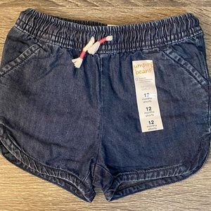 Toddler Girl Shorts 12 Months Medium Wash